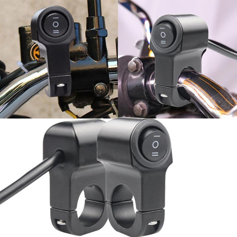 New Motorcycle Universal Modification Accessories with Aluminum Alloy Switch High and Low Beam Turn Signal Handle Switch
