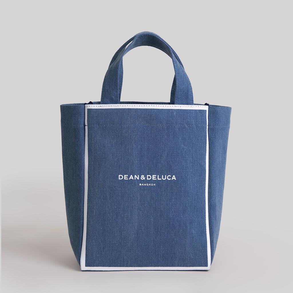 Dean & Deluca D&D Thailand Bangkok Limited Edition Cloudy Denim Tote Bag, XS [Parallel Import]