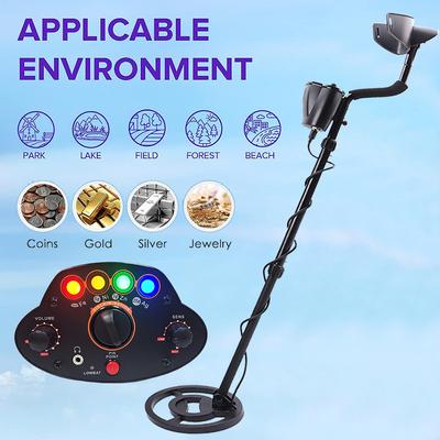 Podziemny wykrywacz metali MD-5010 z 8-calową wodoodporną cewką wyszukiwania LED Lights Wysoka dokładność Czułość Pinpointer Hunter Tool