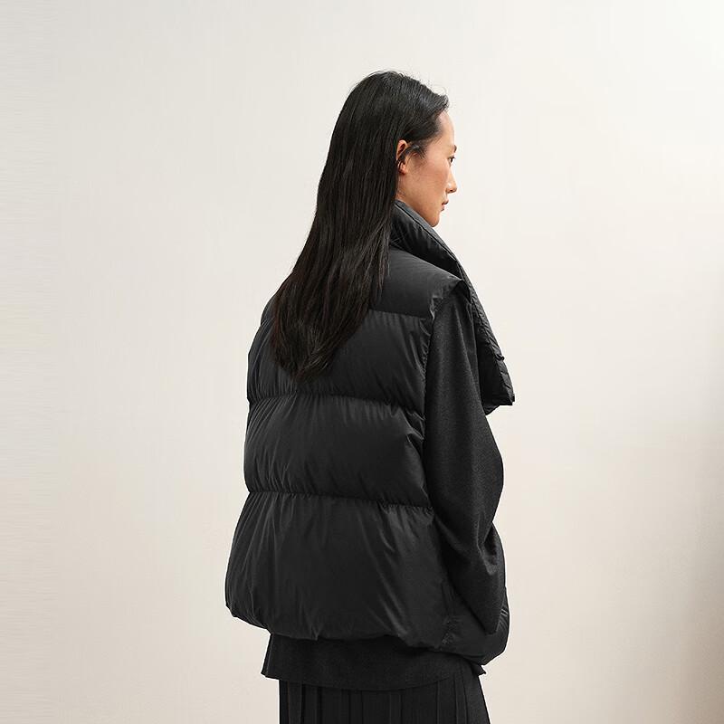 LESS 2025 Winter Stand Collar Sleeveless Down Vest