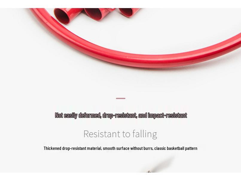 Adjustable Indoor Basketball Hoop with 6 Balls for Kids Ages 3-9