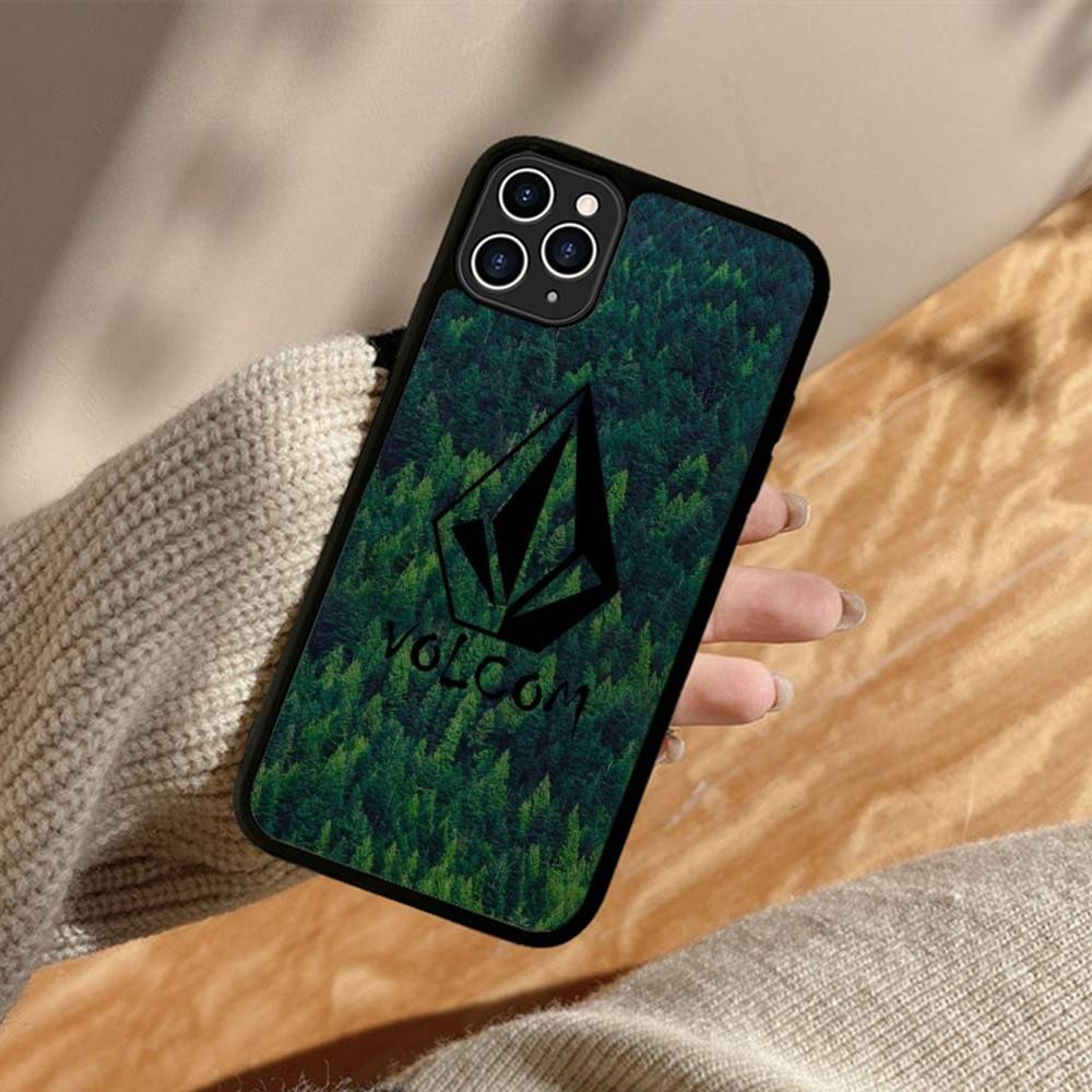 L-Luxury V-VOLCOM-S Phone Case Silicone PC+TPU For For IPhone 11 12 13 14 15 16 Plus Pro Max Cover