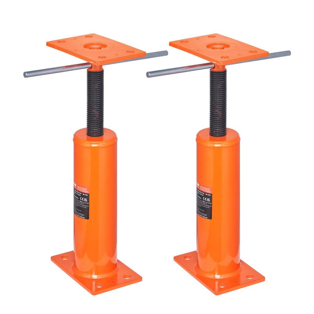 2PCS Adjustable Floor Jack Post House Floor Leveling Lift 12"-16" Height