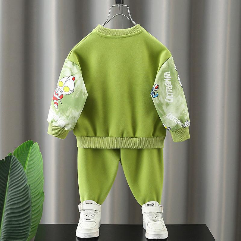 Stylish Ultraman Boys Clothing Set For Kids Spring And Autumn 2024 Comfortable Outfit
