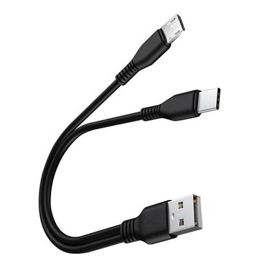 1PC Câble USB Type C 2 en 1 Micro USB C Câble de Charge Rapide pour Téléphone Mobile Pour Huaiwei Samgsung Xiaomi Câble de Charge Type C