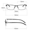 Business Multifocal Pochromic Reading Glasses for Men Quality Progressive Anti-Blue Light Fashion Eyewear Near-far Eyeglasses