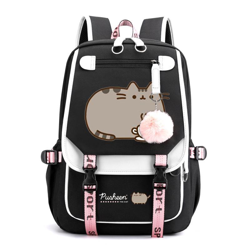 Cartoon Cute Printed School Bag Outdoor Travel Oxford Cloth Backpack