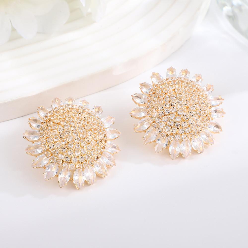 Eleganti Orecchini Pendenti Geometrici Con Zirconia Cubica Per Matrimonio E Abbigliamento Serale