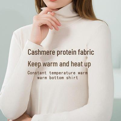 2023 Warm Slim Fit Half Turtleneck Knit Sweater for Plus Size Women - Autumn/Winter Style