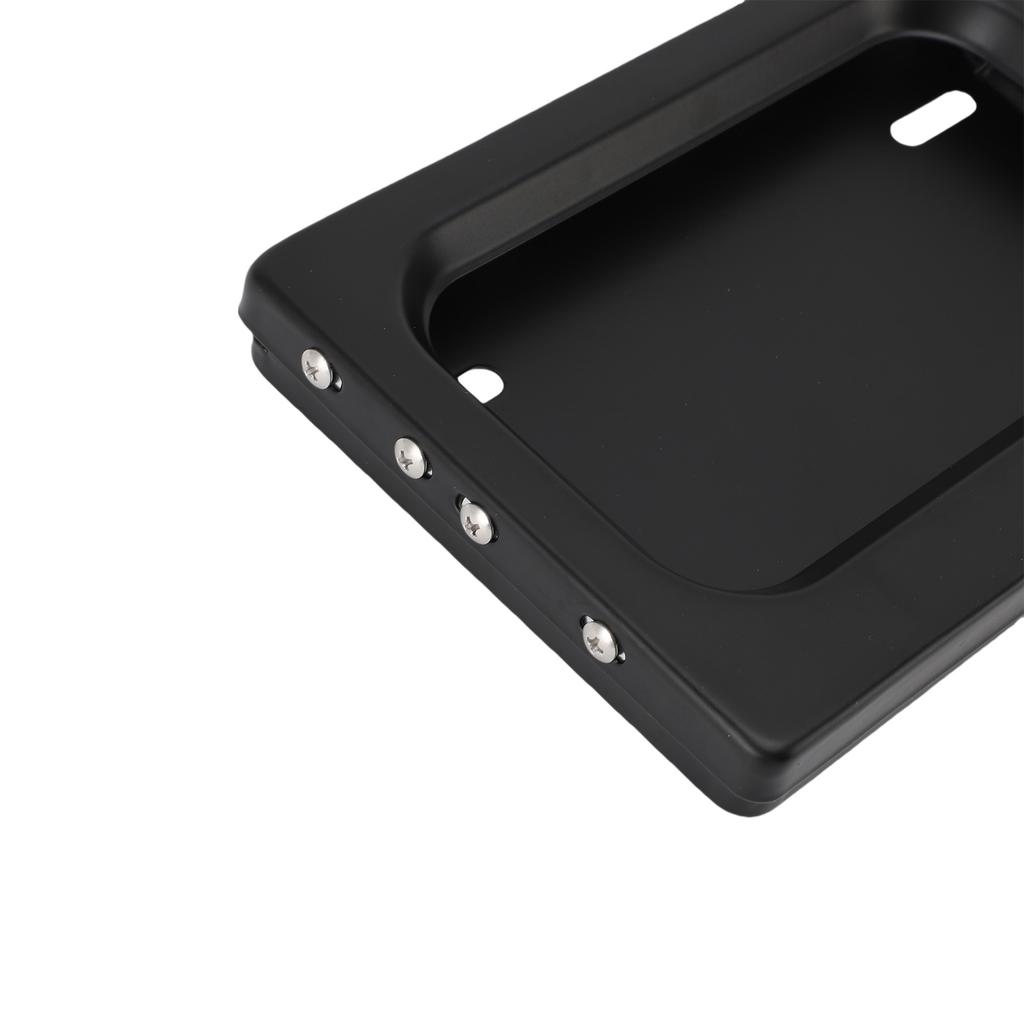 Motorrad-Kennzeichenabdeckung Eisen Benutzerfreundlich Aufklappbar Verdeckter Motorrad-Kennzeichenhalter