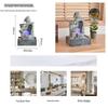 Popular Resin Water Feature: Small Zen Desktop Fountain for Wealth and Tranquility