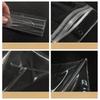 100pcs PVC Self Sealing Bag Thicken Highly Transparent and Scratch Resistant Plastic Pouchs Jewelry Brooch Bracelet Storage Packaging Pockets