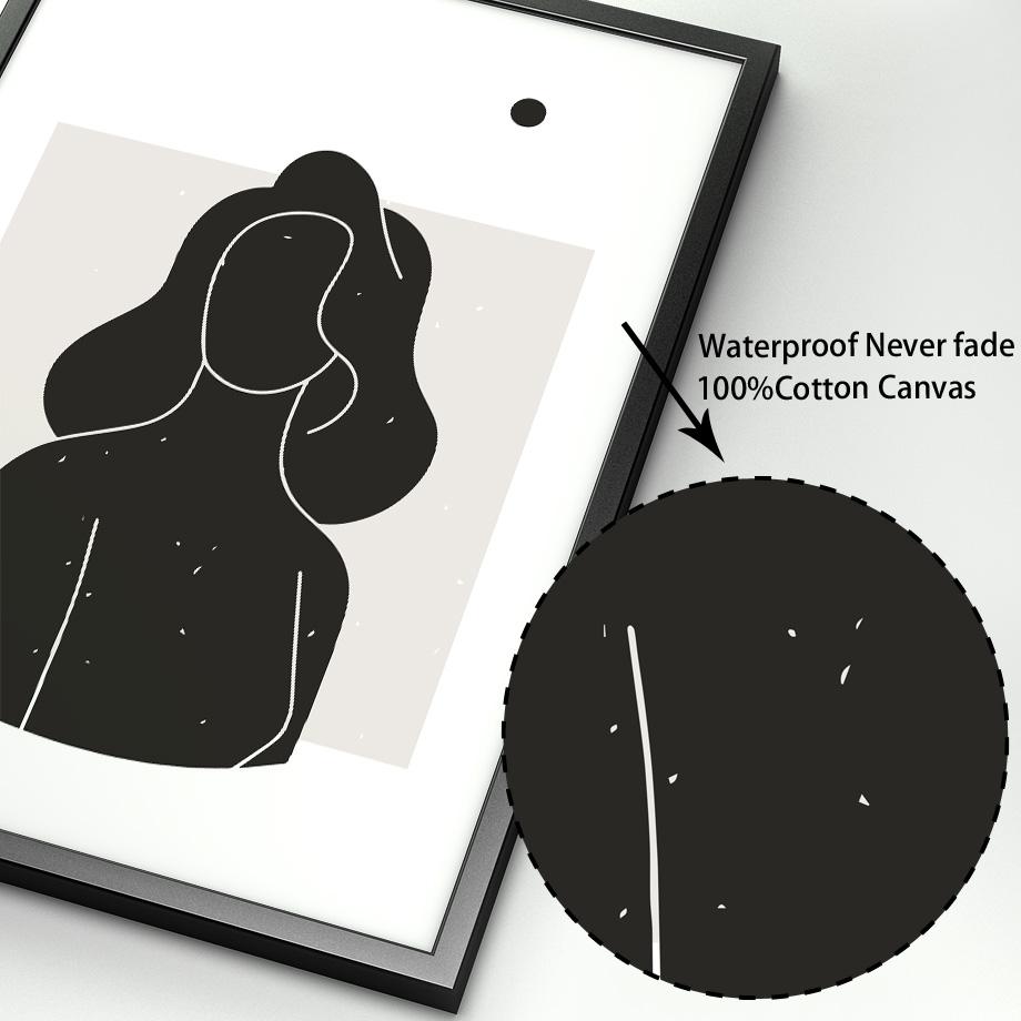 Linie geometryczne abstrakcyjne nagie tatuaże do ciała Nordic plakaty i druki nowoczesny obraz ścienny na płótnie obrazy dekoracyjne do salonu