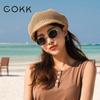 Women's Octagonal Beret Sun Hat Painter Hat Outdoor Travel Beach Hat Light Breathable Summer Sun Visor Retro Fashion