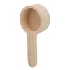 3pcs Wooden Measuring Spoon Short Handle High Precision Mask Spoon for Tea Seasoning