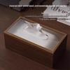 Elegante Holz-Taschentücherbox für das Wohnzimmer - Neuer chinesischer Stil