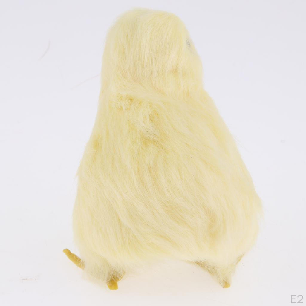 Chick Plush Animal Sound Figurine Chicken Decor Kid Teaching Toy