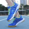 Professional badminton shoes breathable shock absorption table tennis carbon board indoor game training casual sports shoes
