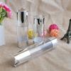 50Ml Transparent Silver Airless Pump Bottle for Foundation Cream Lotion Serum Emulsion Travel Refill Dispenser Bacteria