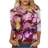 Leaf Butterfly 3d Print Long SleeveT-Shirt Casual Women's Clothing Long Sleeve T-shirt Fashion Casual Oversized Tops Tees Female