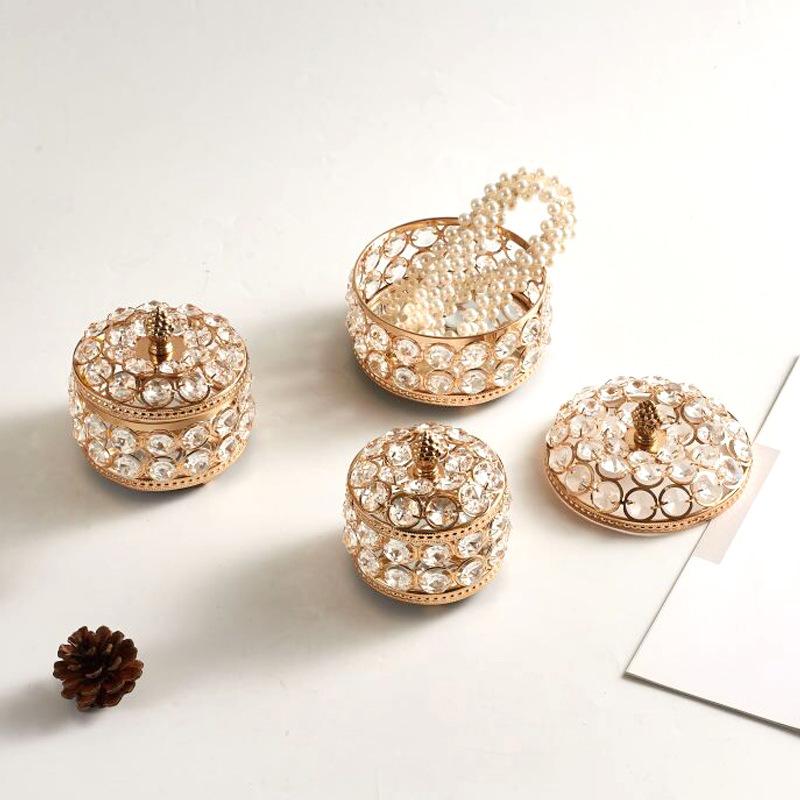 European-style Best-selling Electroplated Iron Candlestick Home Decor Jewelry Box China Hot-selling Source Factory 9cm разноцветный