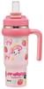 Skater Straw with Direct Sanrio My Puffy Tumbler, 830ml, Insulated, Cold/Hot, Handle, 2-Way, Drinking, Melody, Balloon, Girl's, STSTB9-A
