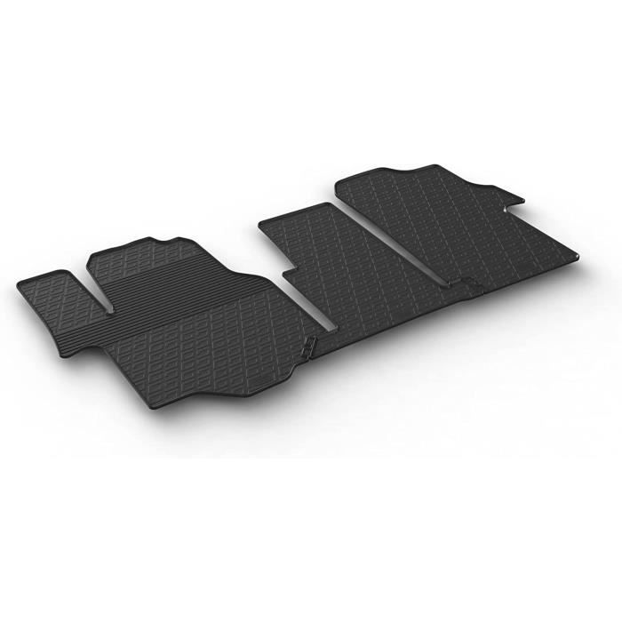 Set tapis de caoutchouc compatible avec Volkswagen Crafter 2017- & MAN TGE 2017- (G profil 3-pièces)