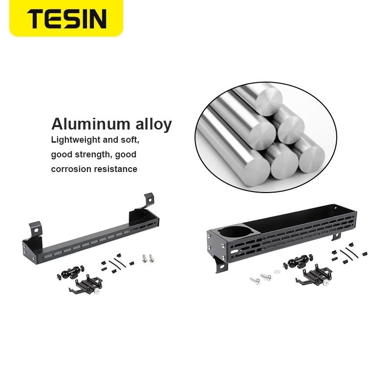 Caja de Almacenamiento de Expansión con Soporte para Teléfono Organizador para Manillar de Copiloto TESIN Para Suzuki Jimny 2019 2020 2021 2022 2023 Accesorios