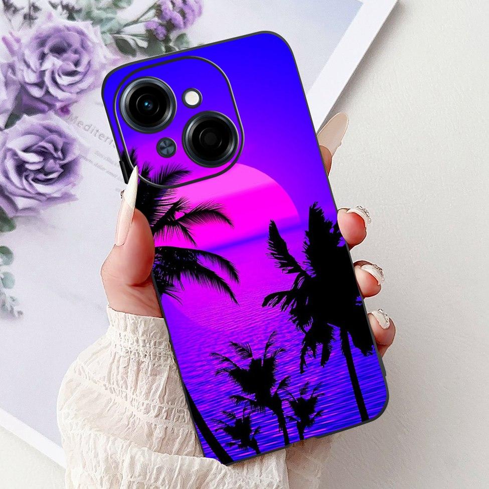6.67'' For Tecno Spark Go 1 Case Pop 9 Cover Cute Cat Cartoon Fashion Butterfly Boy Girl Back Cover For Tecno Pop 9 Phone Case