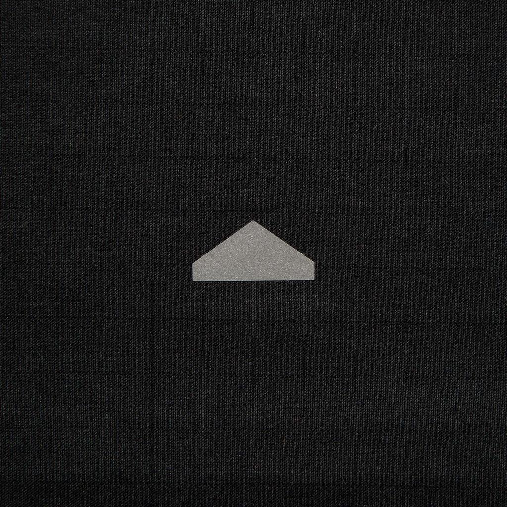 Li Ning Running Series Fashion Versatile Antibacterial Stand Collar Logo Letter Black T-Shirt Men Tops ATLV221-1