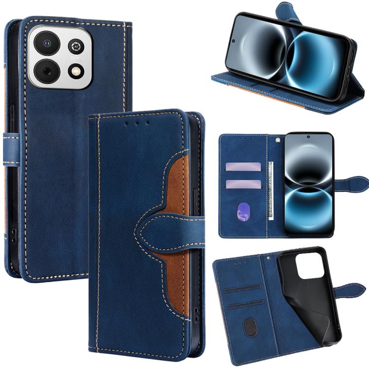 Skin Feel Magnetic Buckle Leather Phone Case