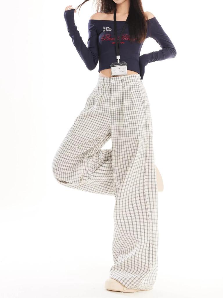 Damen Amerikanische Retro Karottenhose mit hoher Taille - Lässig, Schlankmachend, Frühling/Sommer