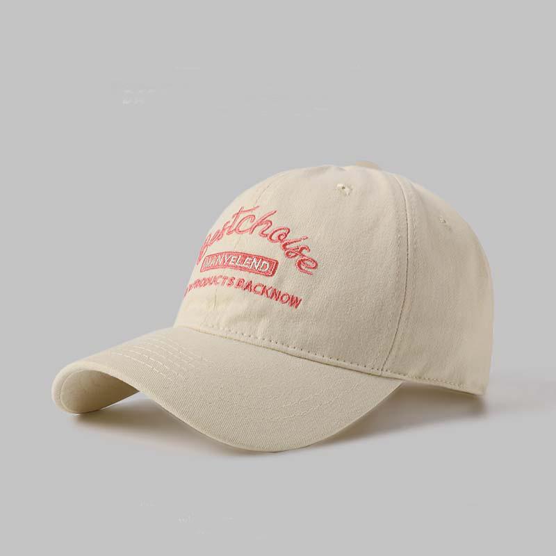 Women's New Summer Baseball Cap Showing Face and Small Duckling Cap American Retro Versatile Soft Top Trendy