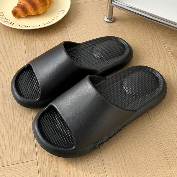 Damen Hausschuhe mit dicker Sohle, rutschfestes EVA - Kacka-Design, Luftpolsterkomfort für Paare, Sommer-Indoor-Nutzung.