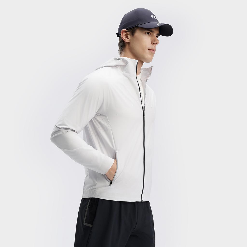 New FILA Jackets Men's Cool Stone White A11M431709FWT