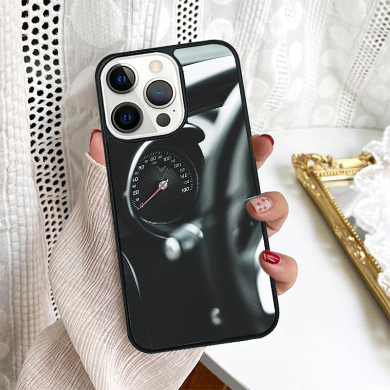 Cool Retro Speedometer Phone Case Cover For iPhone 17 Air 16 15 14 Plus for Apple 16 11 12 13 Pro Max Coque