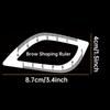 Eyebrow Shaping Ruler Brow Ruler,Professional for Beginners Positioning Lightweight Fast Drawing