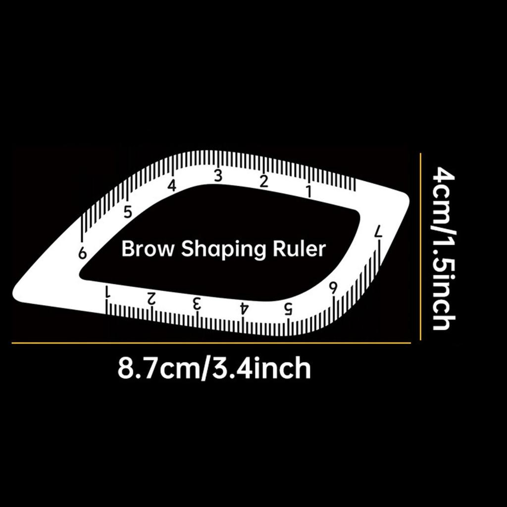 Eyebrow Shaping Ruler Brow Ruler,Professional for Beginners Positioning Lightweight Fast Drawing