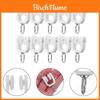 Plastic Curtain Roller Wheel For Oldfashioned Track Systems With Hook Loop For Home Installation