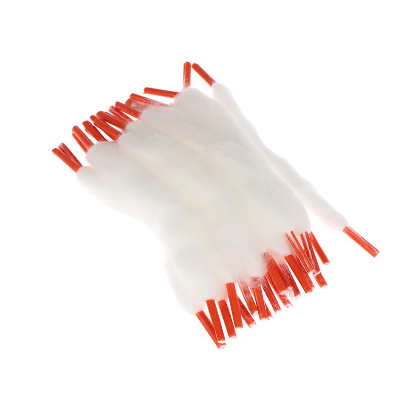 

20Pcs Shoelace/Thread Cotton Premium Wool Bacon Dimeter 2.5Mm Long Lasting Wicking Material Thread L120Mm оранжевый