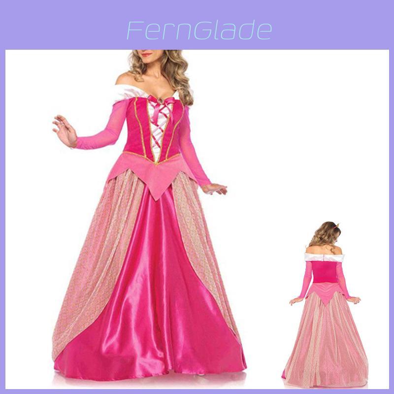 Enchanting Pink Sleeping Beauty Princess Aurora Adult Costume For Dreamy Occasions