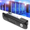 Zinc Alloy Cabinet Door Password Coded Lock with Keys for Home Office Hospital SchoolBlack