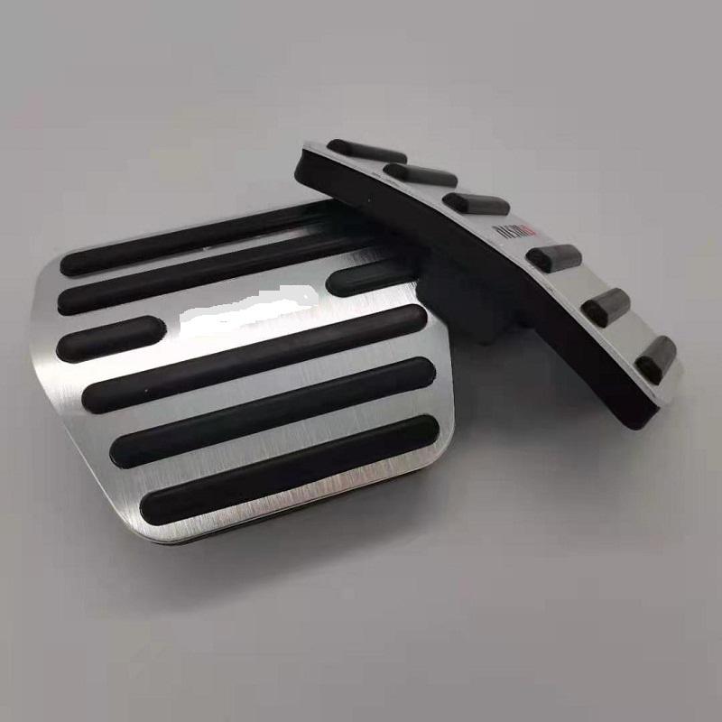 Aluminum Car AT Foot Pedal Accelerator Fuel Brake Pedal Cover Pad For Nissan Maxima A36 2016 2017 2018 Accessories