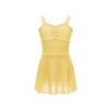 Chiffon Skirt Ballet Leotard Sleeveless Design Dance Leotard  Gymnastics Practice