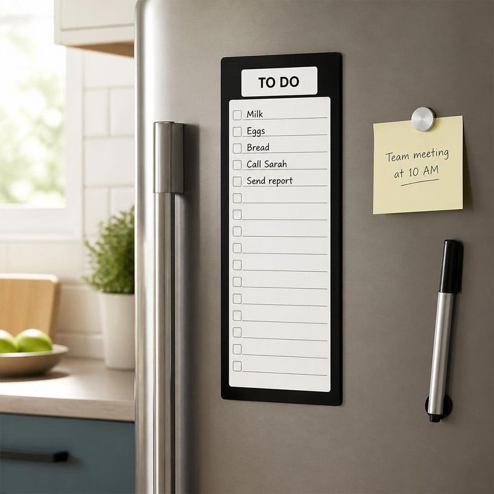 Dry Erase Checklist Board Erasable To Do List Memo Board Fridge Whiteboard Planner  Study Schedule