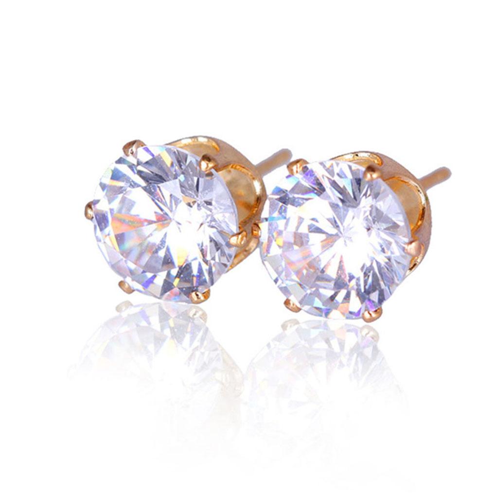 Гипоаллергенные серьги-гвоздики для женщин и девочек со стразами и кристаллами для вечеринки no1