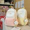 Schoolbag1011 Spring New Small Fresh and Sweet Wind Backpack Female Student Lightweight Large Capacity Travel Backpack