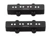 Sadowsky Bass Pickup Set Split Bridge Neck PU J4 S Black J/J-Style (Alnico V/Alnico III), Noise-Cancelling, Coil, 4-String - & [SAC NC]