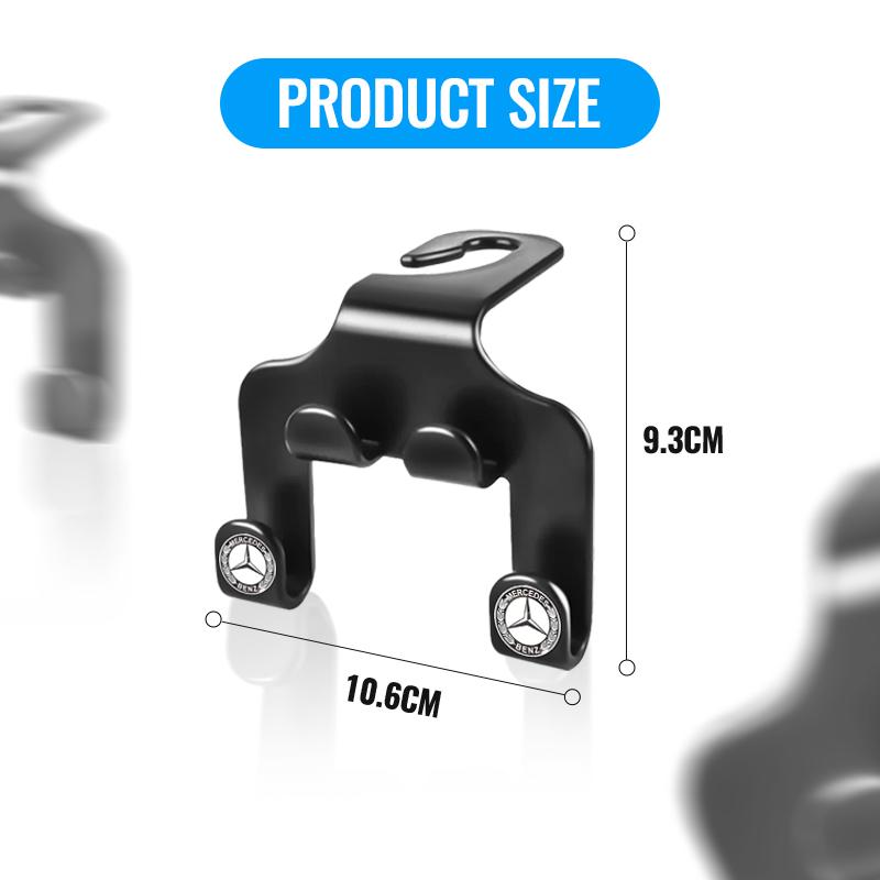 Car Seat Headrest Hook Multifunctional Storage Mobile Phone Holder For Mercedes Benz AMG W124 W202 W203 W204 W210 W211