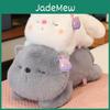 Joli jouet chat en peluche avec grande queue et visage Animal en peluche doux et moelleux Poupée coussin 30 cm / 45 cm / 55 cm